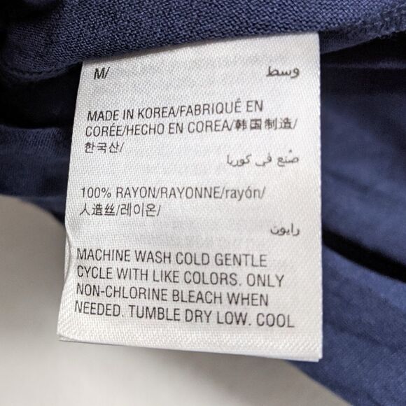 NWT INC International Concepts Twist Front Top Deep Twilight M - Picture 6 of 6